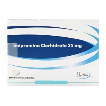 Imipramina 25 mg 100 Tabletas — Humax Pharmaceutical