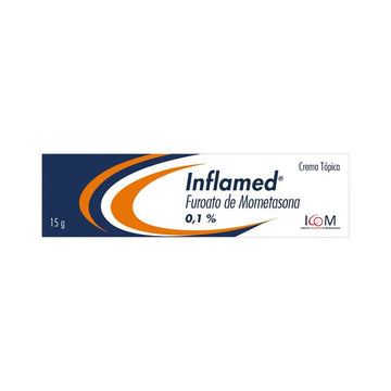 Inflamed furoato de mometasona 0.1% crema tópica 15g — Icom
