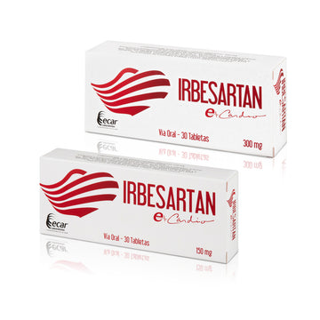 Irbesartán 150mg 30 tabletas — Ecar