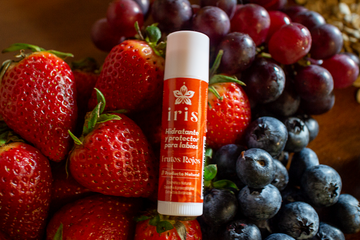 Iris Hidratante y Protector para Labios Frutos Rojos