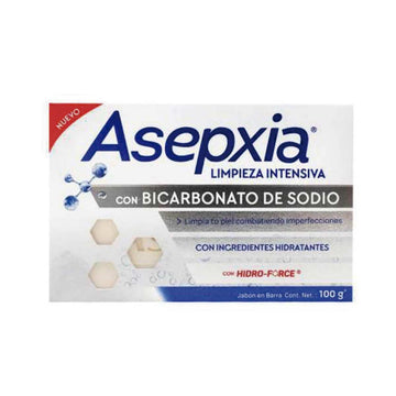 Jabon Asepxia Bicarbonato 100 gr — Genomma Lab