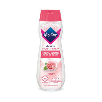 Jabón Íntimo Nosotras Agua de Rosas 200 ml — Familia