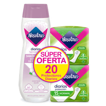 Jabon Intimo Nosotras Sensiti-v 200 ml — Familia