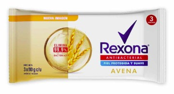 Jabón Rexona Avena 110 gr x3 — Unilever