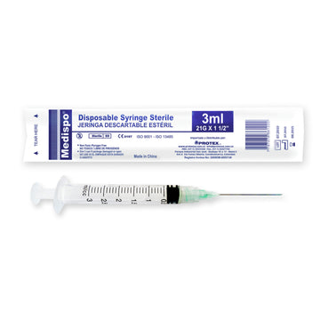 Jeringa 3 ml Medispo 100 Unidades — Protex