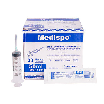 Jeringa 50 ml 21Gx1 1/2 — Medispo 3P