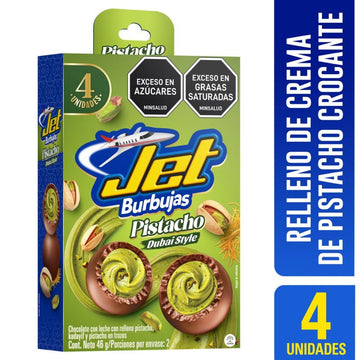 Jet Burbuja Pistacho Dubai 46 gr — Nutresa