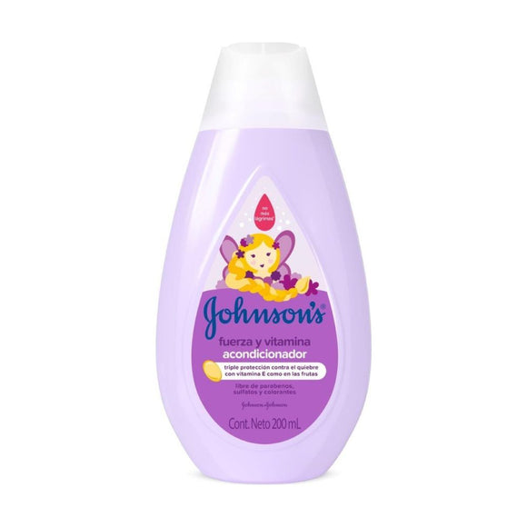 Acondicionador Johnson's Baby Fuerza y Vitamina E 200 ml — Kenvue