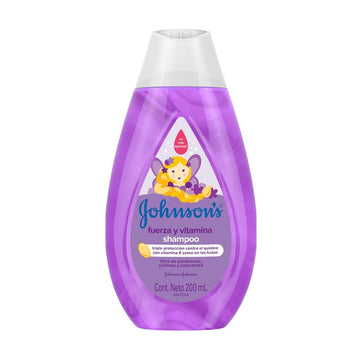 Shampoo Johnson's Baby Fuerza y Vitamina E frasco 200 ml — Kenvue