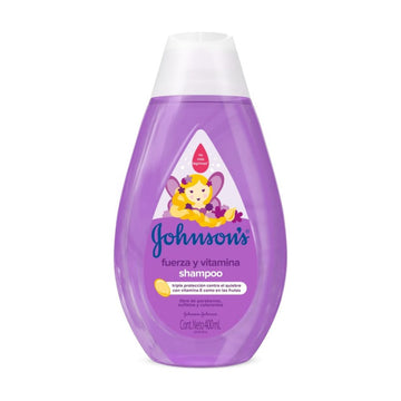 Shampoo Johnson's Baby Fuerza y Vitamina E 400 ml — Kenvue
