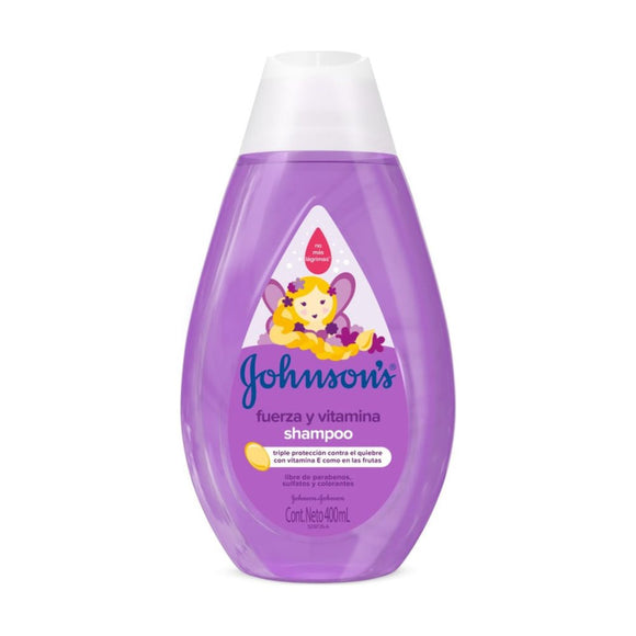 Shampoo Johnson's Baby Fuerza y Vitamina E 400 ml — Kenvue
