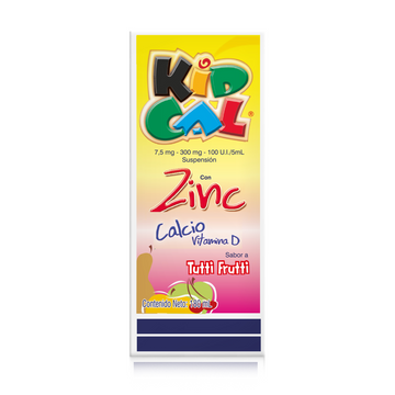 Kidcal suspensión 180 ml tutti frutti — Farma de Colombia