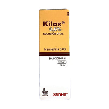 Kilox Ivermectina 0,6% Gotas Orales 5 ml — Bussié