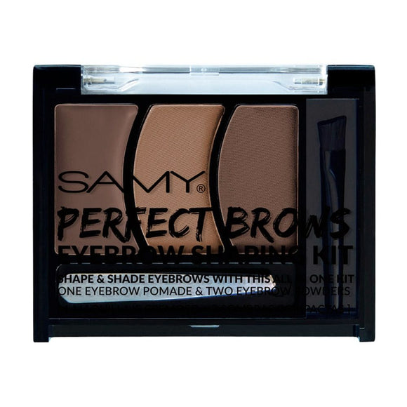 Kit para cejas Perfect Brows Samy 01 Blonde estuche 4 g — Cosméticos Samy