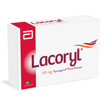Lacoryl 60mg 28 cápsulas — Synthesis