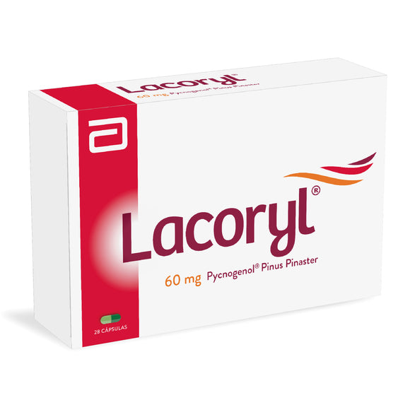 Lacoryl 60mg 28 cápsulas — Synthesis