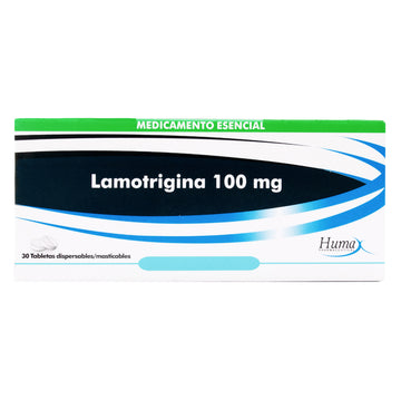 Lamotrigina 100mg 30 Tabletas — Humax Pharmaceutical