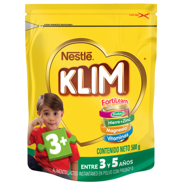Leche Klim 3+ 500 g Bolsa — Nestlé