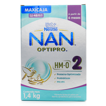 Leche Nan Optipro HMO 2 Caja 1400 gr — Nestlé
