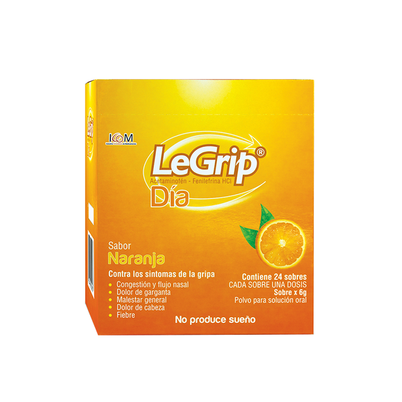 Legrip Dia Naranja 500 mg 24 Sobres — Icom
