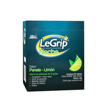Legrip Noche 500 mg 24 sobres — Icom