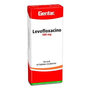 Levofloxacino 500mg 14 Tabletas — Genfar