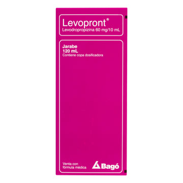 Levopront levodropropizina 60mg jarabe frasco 120 mL — Bagó