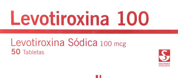 Levotiroxina 100 mcg 50 Tabletas — Siegfried