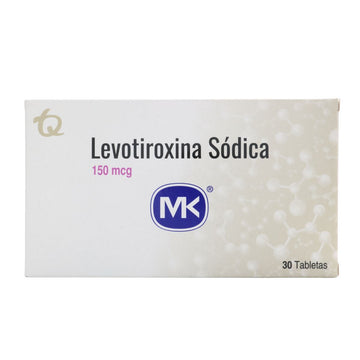 Levotiroxina 150 mcg 30 Tabletas — Tecnoquímicas MK