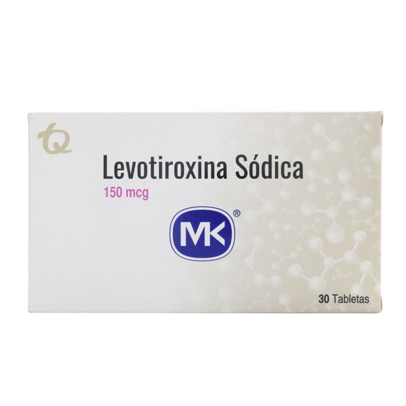 Levotiroxina 150 mcg 30 Tabletas — Tecnoquímicas MK