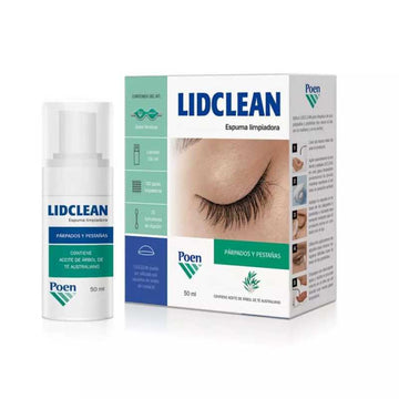 Lidclean Espuma Limpiadora de Párpados y Pestañas 50 ml — Megalabs