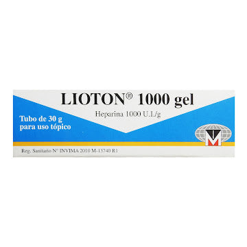 Lioton 1000 gel heparina 30g — Menarini