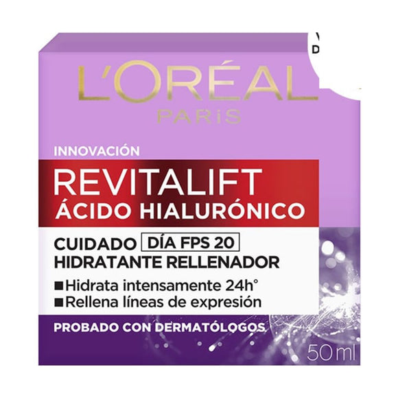 L'Oréal Paris Revitalift Ácido Hialurónico Crema de Día FPS 20 50 ml — L'Oréal