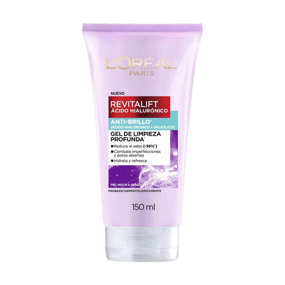 L'Oréal Revitalift Ácido Hialurónico Gel Limpiador Profundo 150 ml — L'Oréal