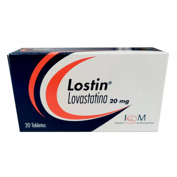 Lostin Lovastatina 20mg 20 tabletas — Icom