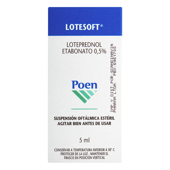 Lotesoft 0.5% gotas oftálmicas 5ml — Megalabs