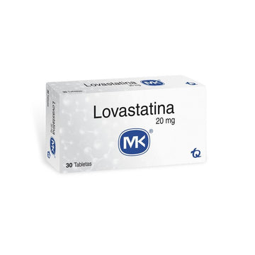 Lovastatina 20 mg 30 Tabletas MK — Tecnoquímicas