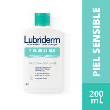 Lubriderm Humectación Delicada Piel Sensible 200 ml — Johnson & Johnson
