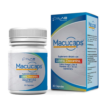 Macucaps suplemento dietario con luteína y zeaxantina frasco con 30 cápsulas — iLab