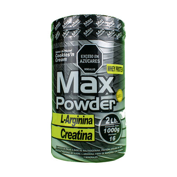 Max Powder proteína whey con L-arginina y creatina 1000 g — Edervit