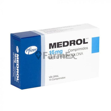 Medrol metilprednisolona 16mg 14 tabletas — Pfizer