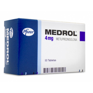Medrol 4mg metilprednisolona 50 tabletas — Pfizer