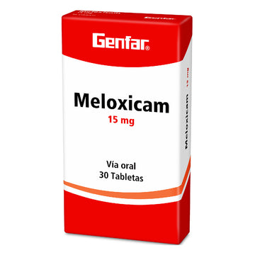 Meloxicam 15 mg 30 Tabletas — Genfar