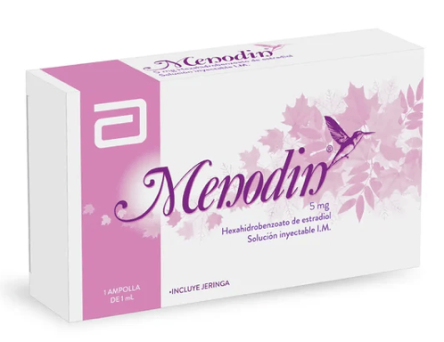Menodin Retard estradiol 5 mg ampolla — Lafrancol