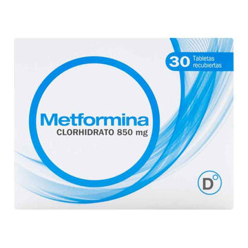 Metformina clorhidrato 850 mg 30 tabletas — Procaps