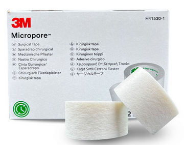 Microporo Mediano Blanco 3m 12 Unidades