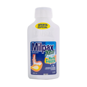 Milpax Plus suspensión antiácido 355 ml — Farma de Colombia