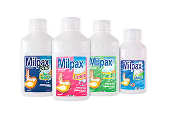 Milpax suspensión cereza alginato y bicarbonato 360 ml — Farma de Colombia