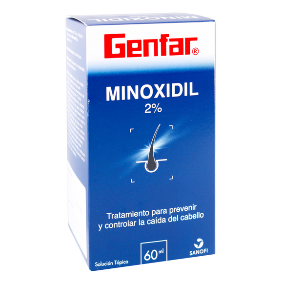 Minoxidil 2% Loción 60 ml — Genfar