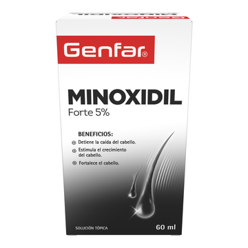 Minoxidil 5% Loción 60 ml — Genfar